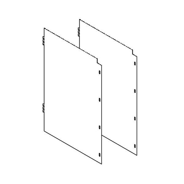 SECURE CG SD PNL 2PK Side Panels Security Cage 22"W x 30"H