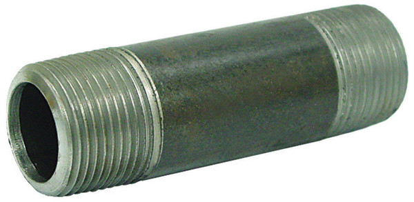 NIPPLE BLACK 3/8X12