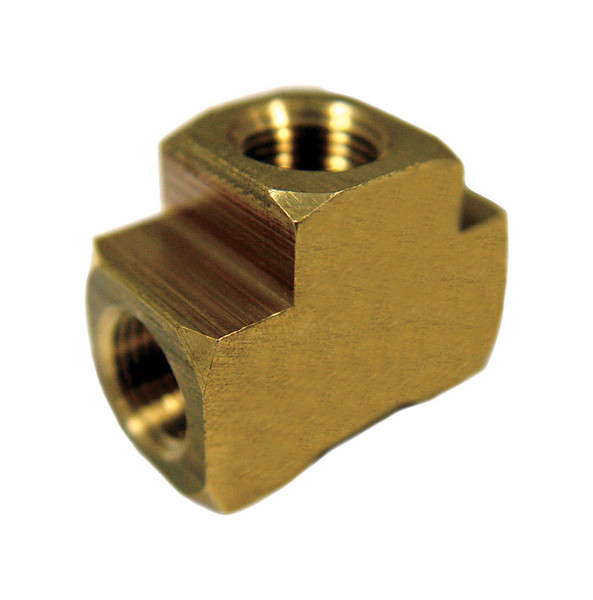 BRASS TEE 1/2X3/8D FPT