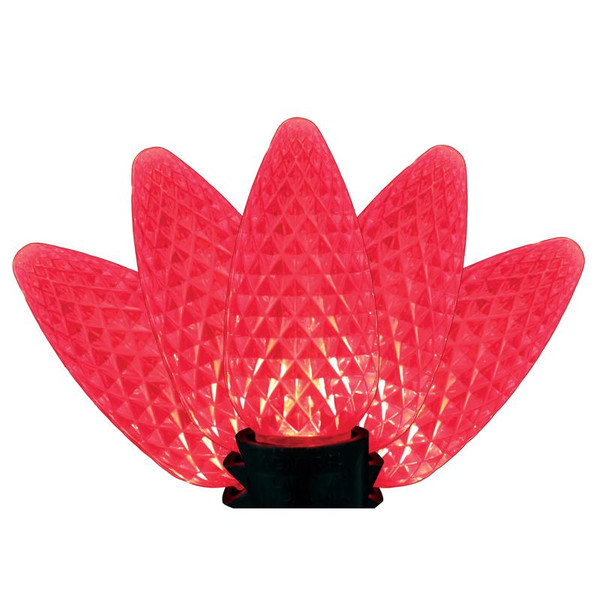 LGHT BLBS C9 RED 25CT