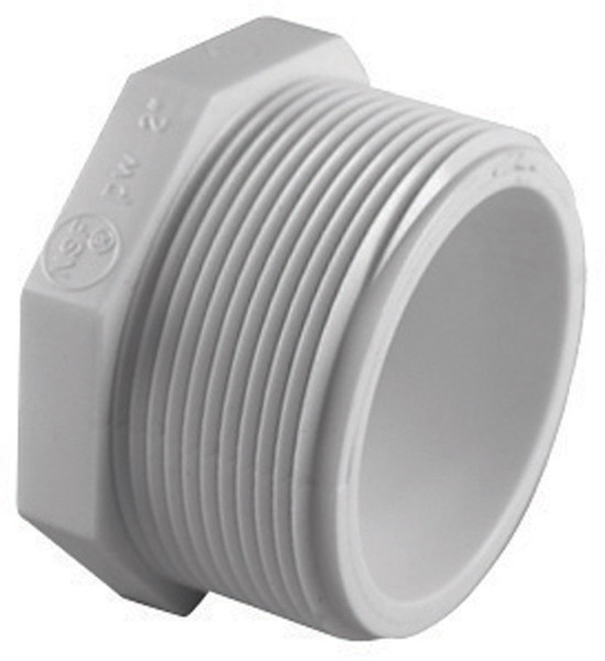 PLUG SCH40 PVC 1.5 MPT
