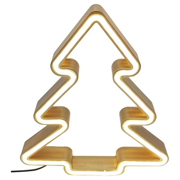 TBL DCR TRE LED PLST 10"