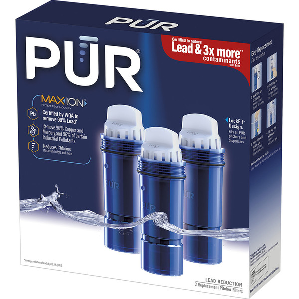 PUR WTR PTCHR FILTRS 3PK