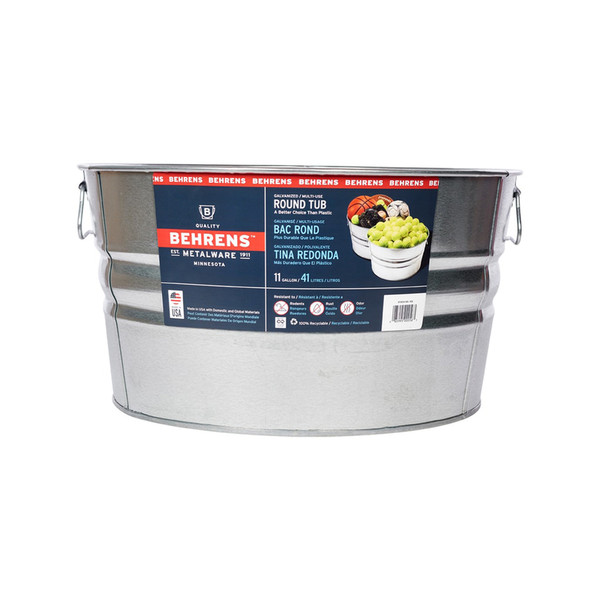 TUB GALVANIZED 20.25"