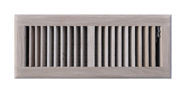 FLOOR REGISTER4X12 UNOAK