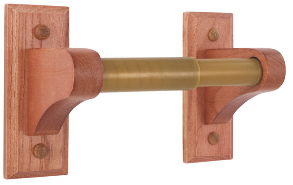 OAK TOILET PAPER HOLDER