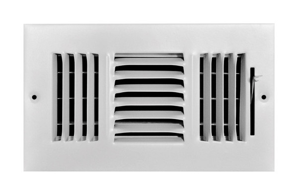 WALL REGISTER 3-WAY 8X4