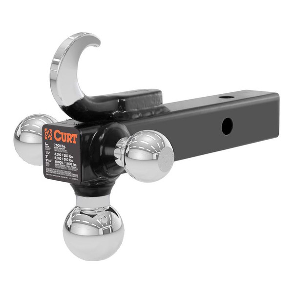 TRI-BALL MOUNT BLK/SLV