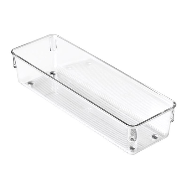DRWR ORGNZR PLST CLR 9" iDesign 2 in. H X 3 in. W X 9 in. D Plastic Drawer Organizer