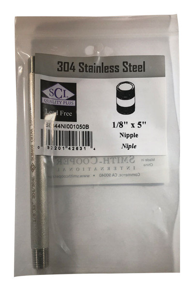 NIPPLE SS 1/8 X 5