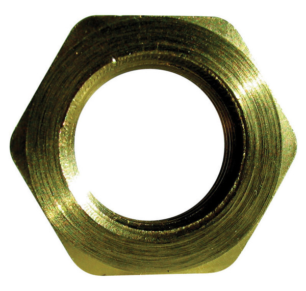 PIPE LOCK NUT 3/8 BRS