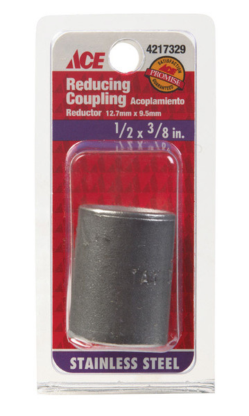 RECD COUPLING 1/2X3/8SS
