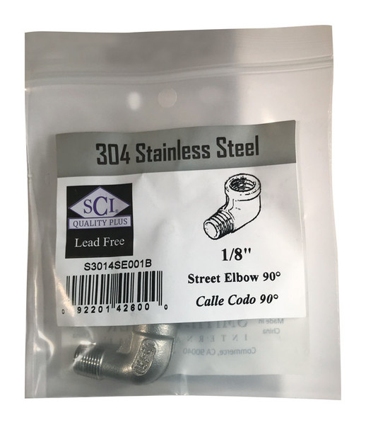 STREET ELBOW 90 1/8SS
