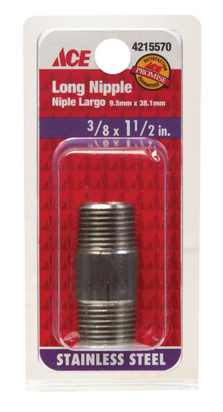 NIPPLE SS 3/8 X 1.5