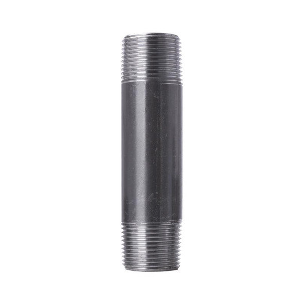 NIPPLE BLACK 1X5 STZ Industries 1 in. MIP each X 1 in. D MIP Black Steel 5 in. L Nipple