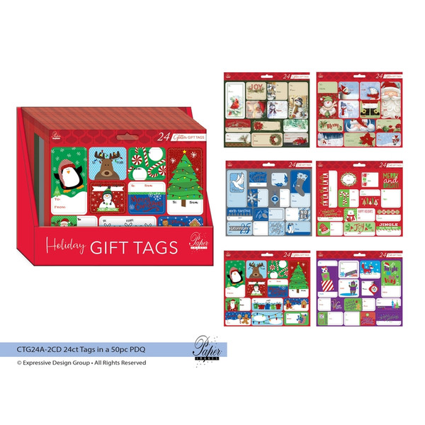 PEEL&STICK GIFT TAGS24CT