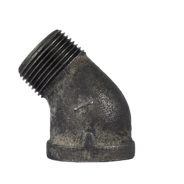 STREET ELBOW 45 1 BLK