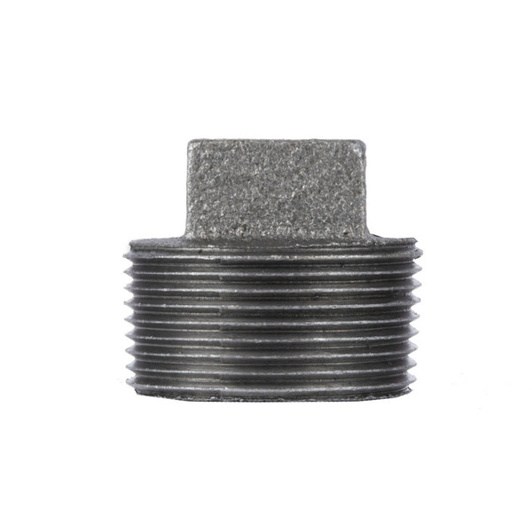 PLUG SQ HEAD BLACK 1-1/4