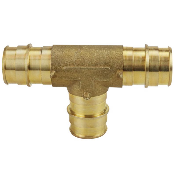 TEE 3/4 BARB BRASS