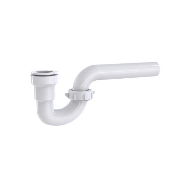 P TRAP PLASTC WHT 1-1/4