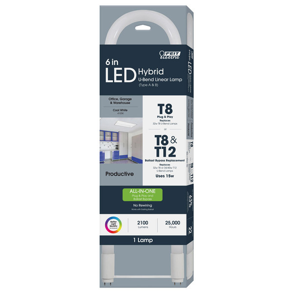 LED U-BEND T8/T12 6 15W