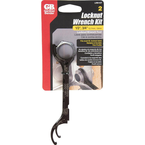 LOCKNUT WRNCH 1/2 & 3/4