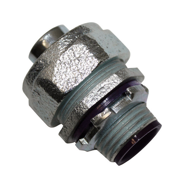 1/2 STR LQD-TIGHT CONN Sigma Engineered Solutions ProConnex 1/2 in. D Zinc-Plated Iron Straight Connector For Liquid Tight