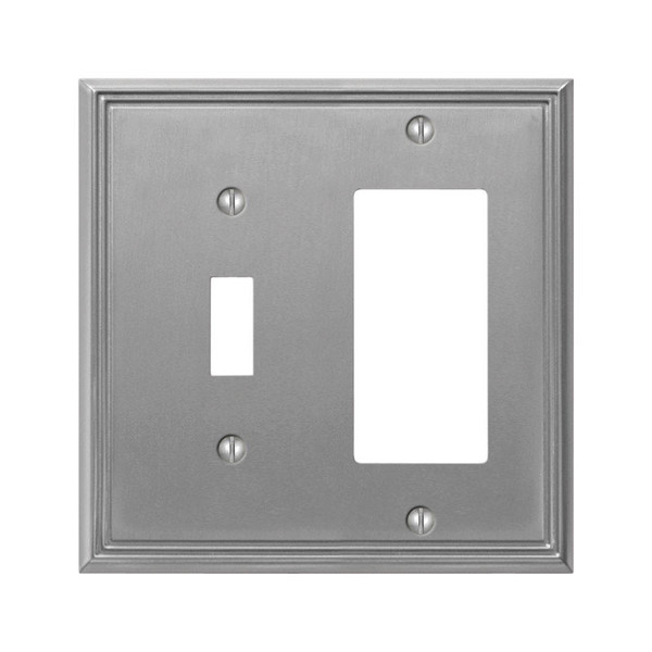 WALLPLATE COMBO METRO BN