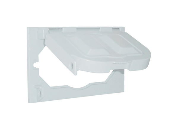 1G HOR MULTI-USE CVR WHT