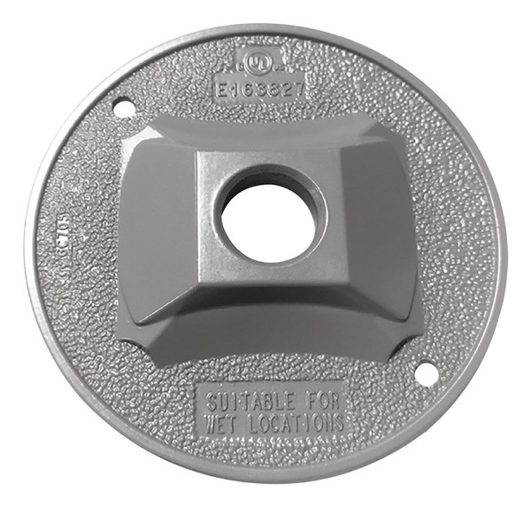 RND CVR W/ ONE 1/2H GRY