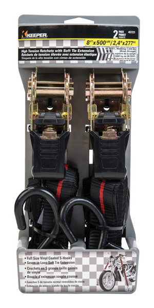 TIE DOWN RTCH BLK 82PK