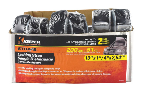 LASHING STRAP 13 BLK 2P