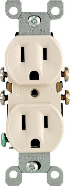 OUTLET DPLX 15 125V ALMD