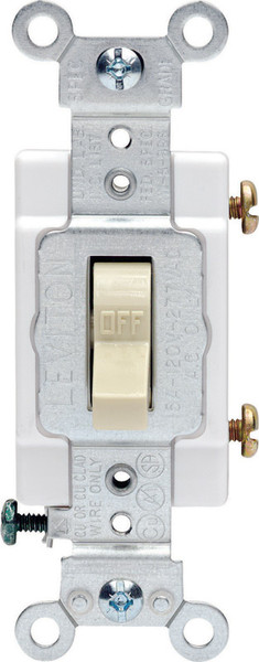 SWITCH COMM SP 15A IVORY
