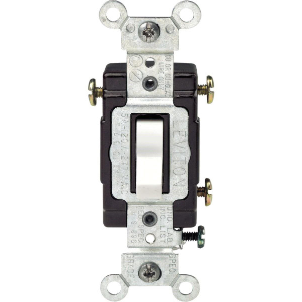 LGHTD3WAY SWITCH15A WHT
