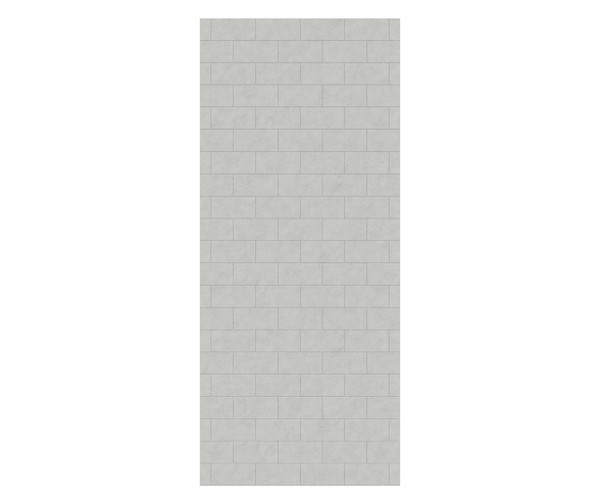 Swanstone Metro Subway Tile 36 x 84 Glue-Up Bathtub & Shower Wall Panel in Birch