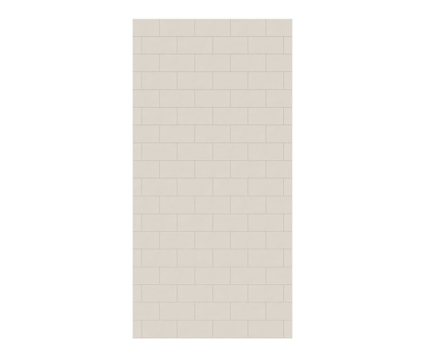 Swanstone Metro Subway Tile 38 x 72 Glue-Up Bathtub & Shower Wall Panel, Bisque
