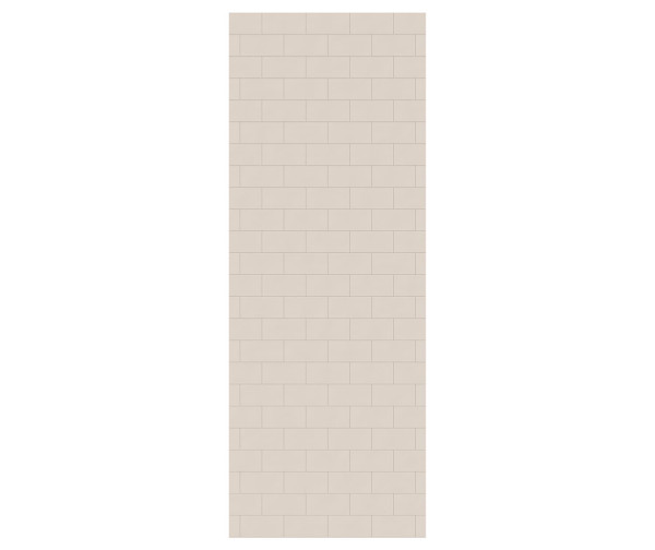 Swanstone Metro Subway Tile Glue-Up Bathtub & Shower Wall Panel 36x96 Tahiti White