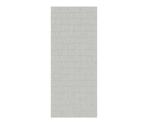 Swanstone Metro Subway Tile 32 x 72 Glue-Up Bathtub & Shower Single Wall Panel in Birch