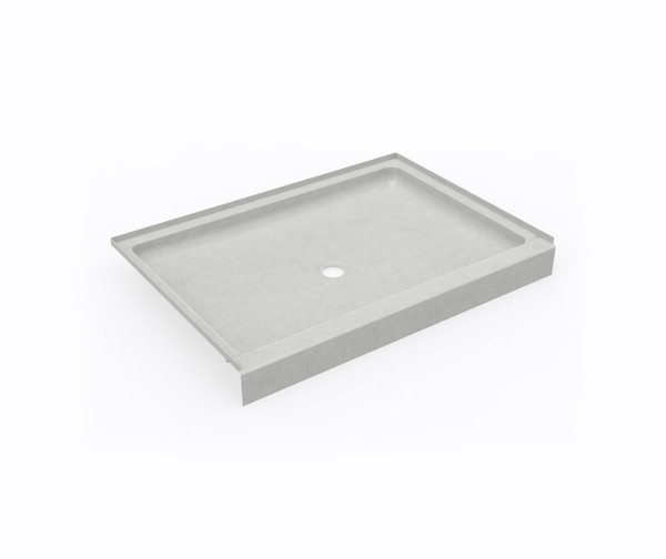 Swanstone SS-3448 34 x 48 Alcove Shower Pan with Center Drain, Birch