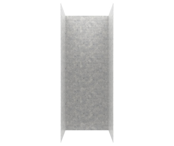 Swanstone Metro Subway Tile Glue-Up Shower Wall Kit 36x36x96 Ice
