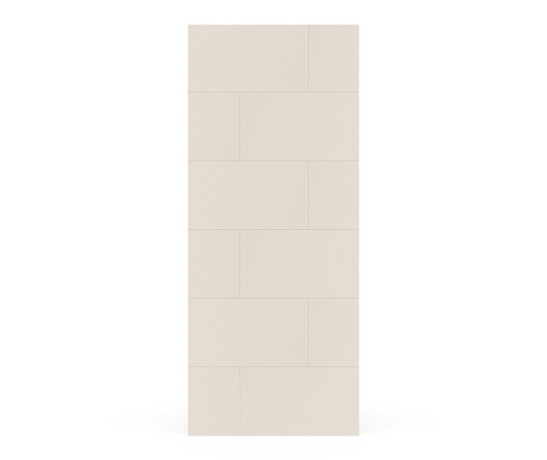 Swanstone Traditional Subway Tile Glue-Up Bathtub & Shower Wall Panel 30 x 72 Mountain Mist