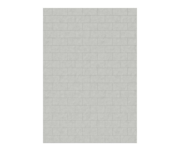 Swanstone Metro Subway Tile 50 x 72 Glue-Up Bathtub and Shower Wall Panel in Birch