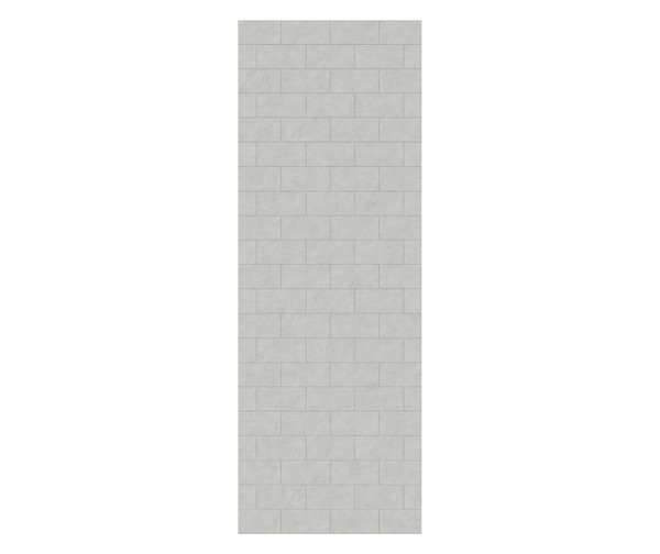 Swanstone Metro Subway Tile Glue-Up Bathtub & Shower Wall Panel 30x84 Birch