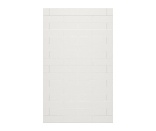 Swanstone Modern Subway Tile 32 x 96 Glue-Up Bathtub and Shower Wall Panel, Birch