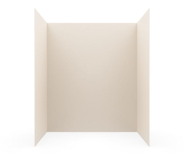 Swanstone SMMK72-3250 32 x 50 x 72 Smooth Glue-Up Bathtub and Shower Wall Kit, Mountain Mist