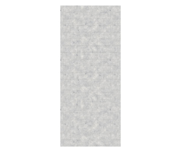 Swanstone Metro Subway Tile Glue-Up Bathtub & Shower Single Wall Panel 38x84 Ice