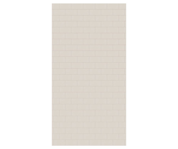 Swanstone Metro Subway Tile Glue Up Bathtub & Shower Wall Panel, 50x96, Bisque