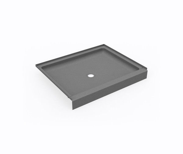Swanstone SS-3442 34 x 42 Alcove Shower Pan with Center Drain, Ash Gray