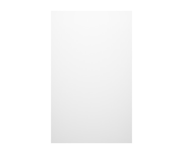 Swanstone SS-6072-1 60 x 72 Smooth Glue-Up Bathtub and Shower Single Wall Panel White